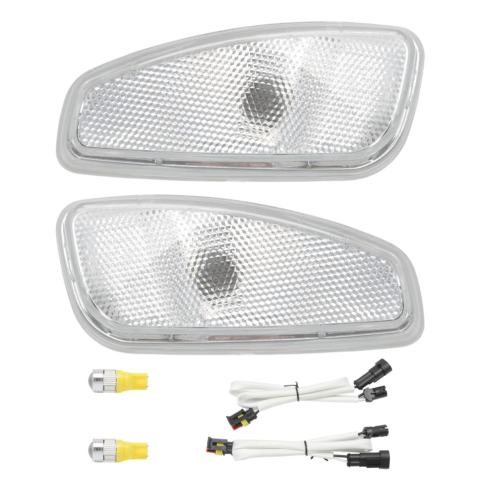 GNXFixt 2 x LED-Blinker, wasserdicht, für Renegade 2014-2021 51953116, 51953114 LED-Leuchtmittel mit getönten Linsen, Seitenblinker von GNXFixt