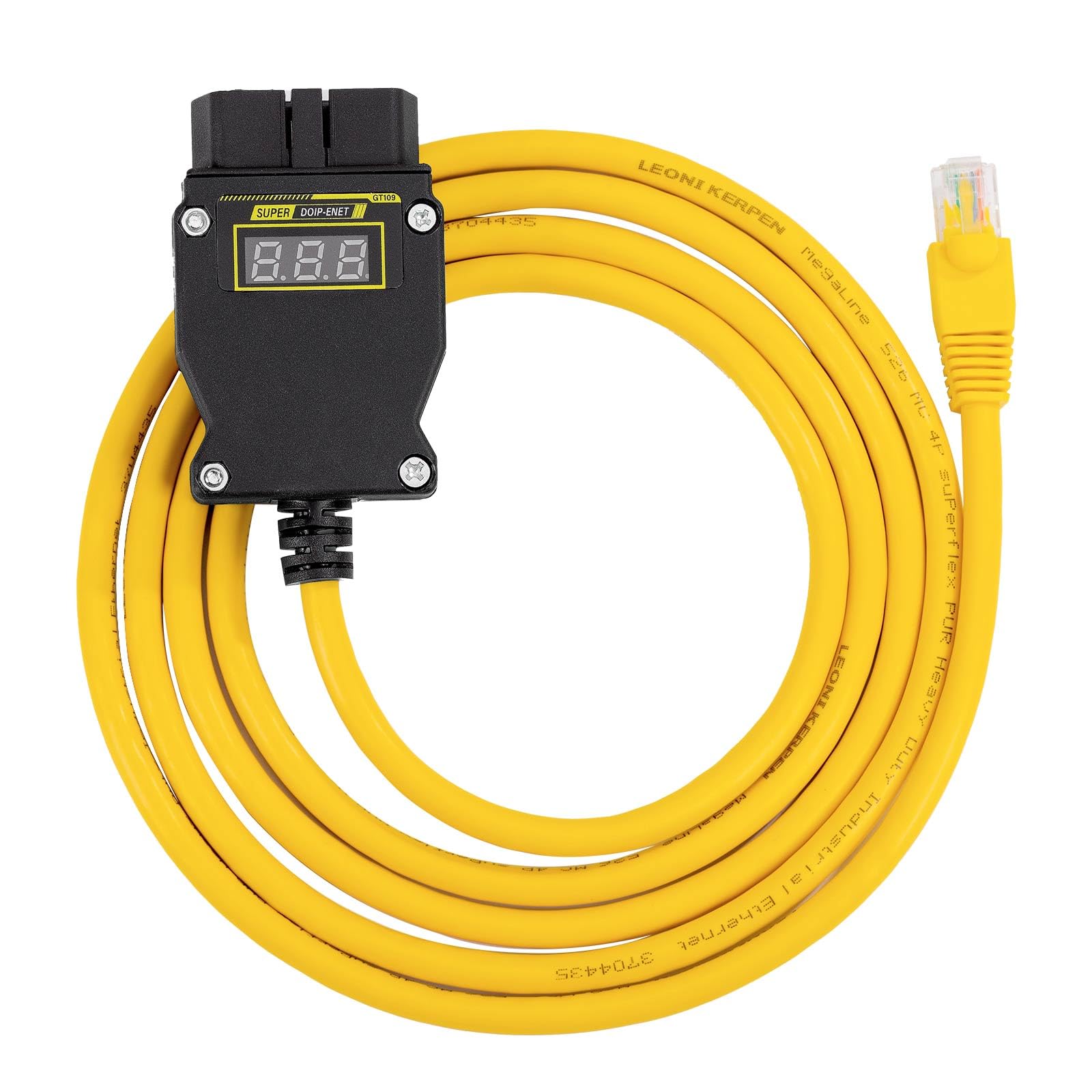 GODIAG Ethernet Enet OBD2 Kabel RJ45 für F-Serie Codierung Diagnose Programmierkabel für Fahrzeuge mit DOIP-Protokoll-Unterstützung von GODIAG