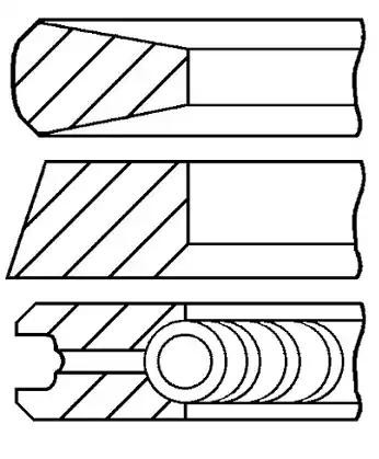 GOETZE ENGINE Kolbenringsatz FIAT,LANCIA,INNOCENTI 08-785400-00 von GOETZE ENGINE