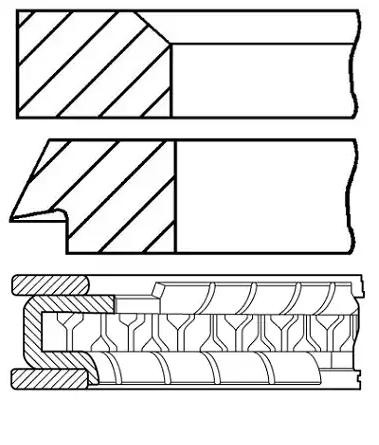 GOETZE ENGINE Kolbenringsatz PEUGEOT,CITROËN 08-154300-00 von GOETZE ENGINE