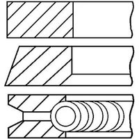 GOETZE ENGINE Kolbenringsatz Zyl.Bohr.: 74mm 08-337300-00  RENAULT,ARO,TWINGO I (C06_),CLIO I (B/C57_, 5/357_),TWINGO I Kasten (S06_) von GOETZE ENGINE