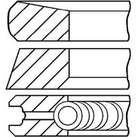 GOETZE ENGINE Kolbenringsatz Zyl.Bohr.: 84mm 08-422000-00  OPEL,RENAULT,NISSAN,Vivaro A Kastenwagen (X83),Vivaro A Combi (X83) von GOETZE ENGINE