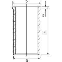 Zylinderlaufbuchse GOETZE 14-020610-00 von Goetze