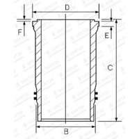 Zylinderlaufbuchse GOETZE 14-456980-00 von Goetze