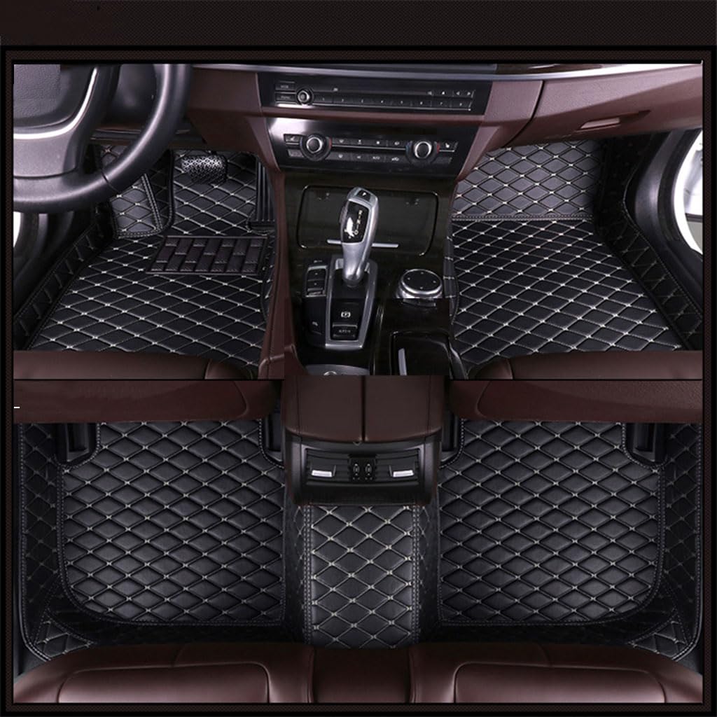 Auto-Fußmatten Kompatibel mit BMW 530i/530i xDrive 2017-2024 Sedan(4-Türer), Allwetter-Automatten, Kompletter Satz Schutz-Fußmatten, Vordere Matten Hintere Matten, 5 Farben von GOFOME