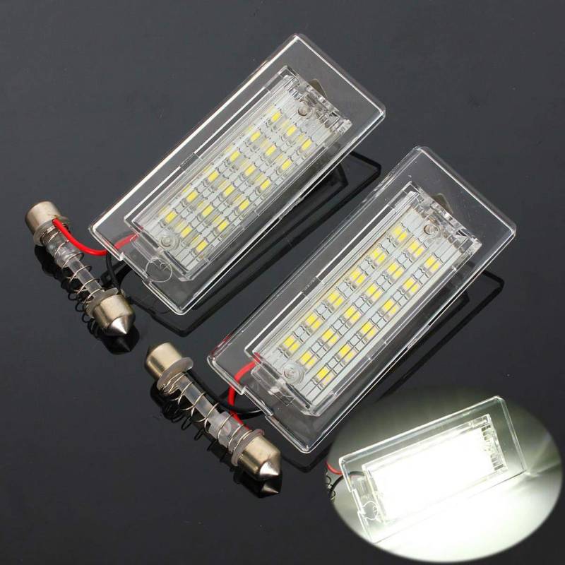 GOFORJUMP 1 para Auto LED Kennzeichenbeleuchtung 3528 SMD 18LED Schwanz Weiße Lampen Für B/MW E53 / X5 E83 X3 von GOFORJUMP