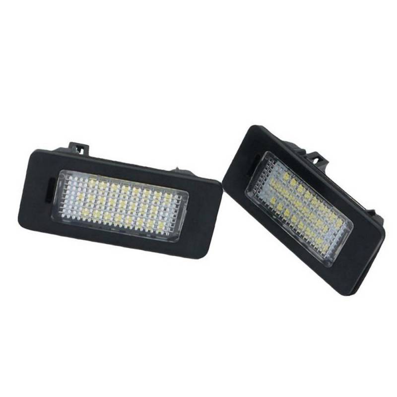 GOFORJUMP 24-SMD LED Kennzeichenbeleuchtung für VW für G/olf 6 Wagen für G/olf 7 Wagen für G/olf Plus für J/etta 6 für P/assat B7 Wagen für S/haran 2 Touran 2 für T/ouareg 2 von GOFORJUMP