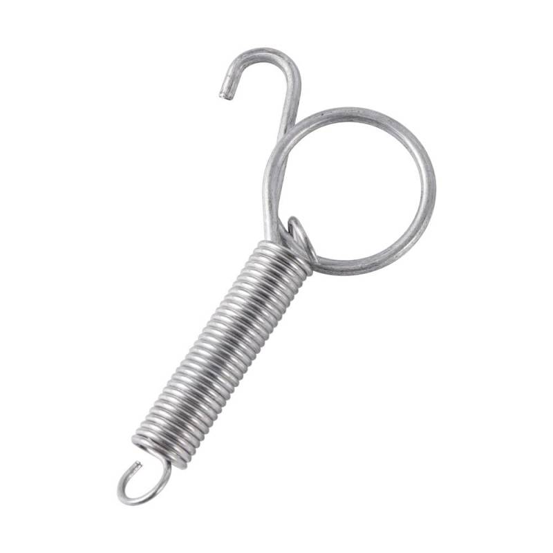 4 Stück Metall-Federhaken, Käfigtür-Federhaken, Länge 5–7 cm, robuste Spannbefestigungsfeder, vielseitig einsetzbar for Drahtkäfige(11.3cm) von GOHAPY