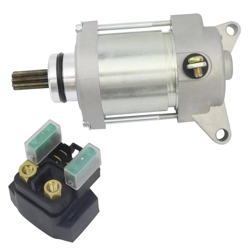 Anlasser 2PCS Starter Und Relais Motor Set Für Motorrad WR 450cc WR450F OEM:5TJ-81890-20-00 5TJ-81890-00-00 5TJ-81890-10-00 2003 2004 2005 2006 Startermotor von GOINTDJD