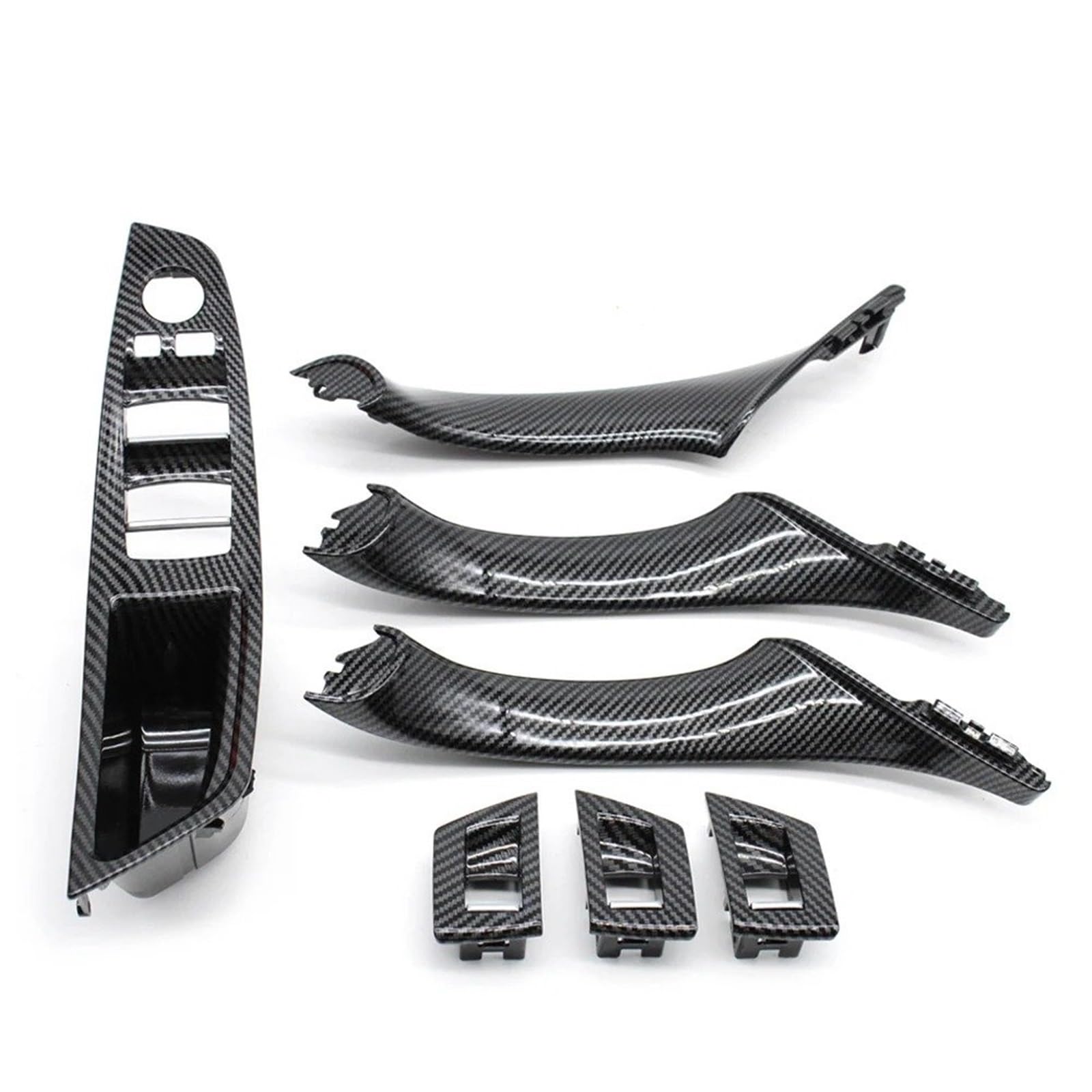 Autoinnentürgriffe Für 5 Series F10 F11 520i 523i 525i 528i 535i 520d 530d 2010-2017 Carbon Faser LHD RHD Auto Innen Tür Griff Armlehne Panel Trim Innen Links Rechts Türgriff von GOINTDJD