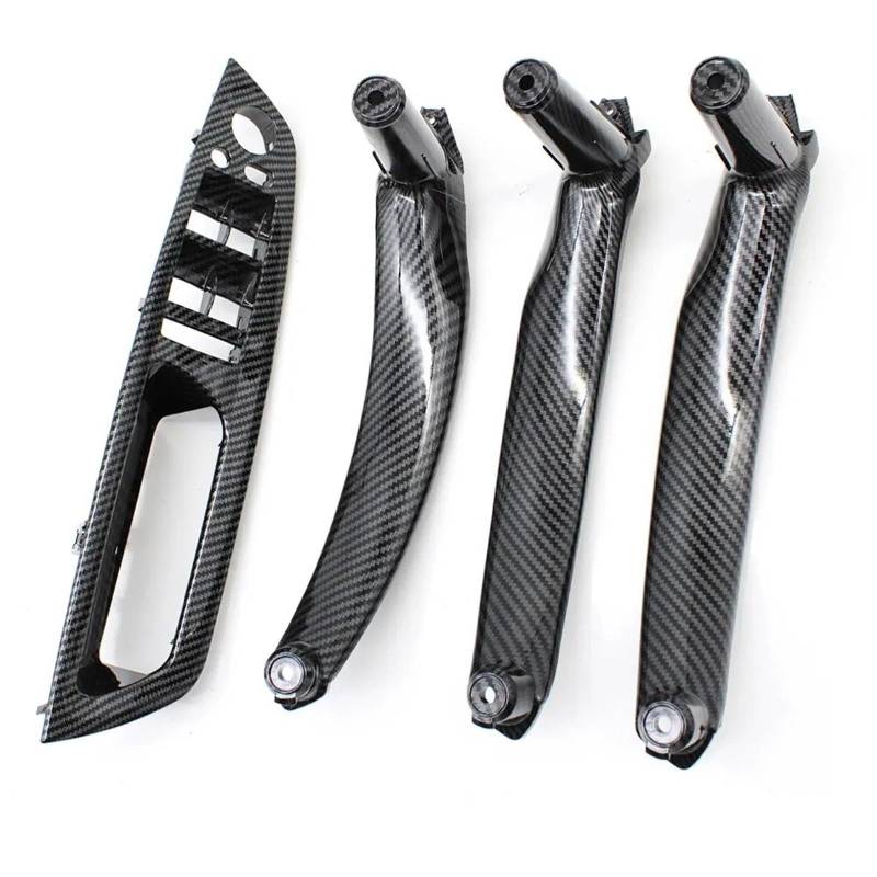 Autoinnentürgriffe Für X5 Für X6 E70 E71 2007-2013 Carbon Fiber Fensterheber Schalter Abdeckung Set Tür Innen Pull Griff Armlehne Abdeckung Trim Ersatz Innen Links Rechts Türgriff von GOINTDJD