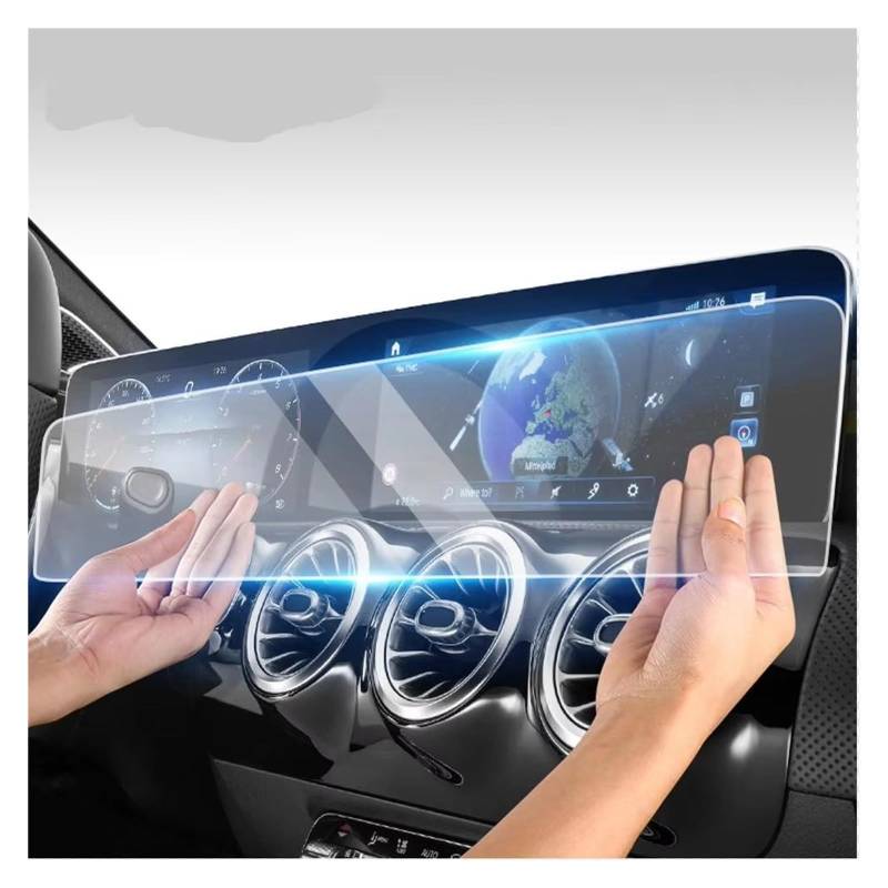 Displayschutz Für Benz Für CLA B Klasse C118 W247 CLA180/200/220/250 2020+ 10,25 Zoll Autonavigationsbildschirm Gehärtetes Glas Displayschutzfolie von GOINTDJD