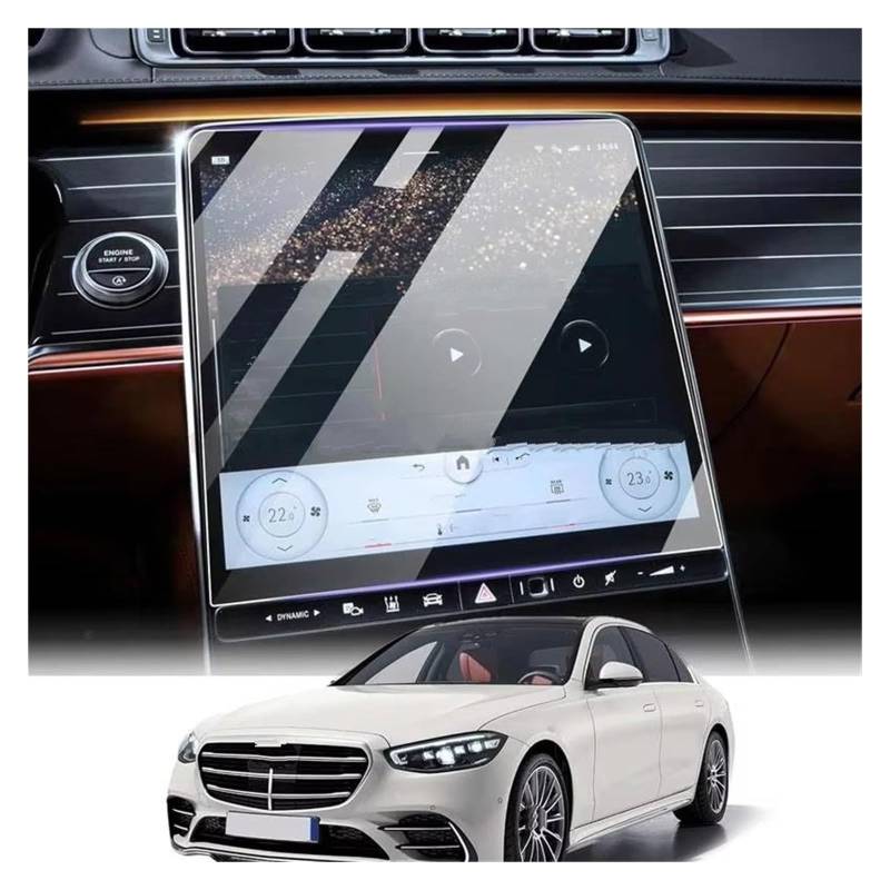 Displayschutz Für Benz S-Klasse W223 2021 2022 2023 12,8 Zoll Autonavigation Kratzfeste Displayschutzfolie Aus Gehärtetem Glas Displayschutzfolie von GOINTDJD