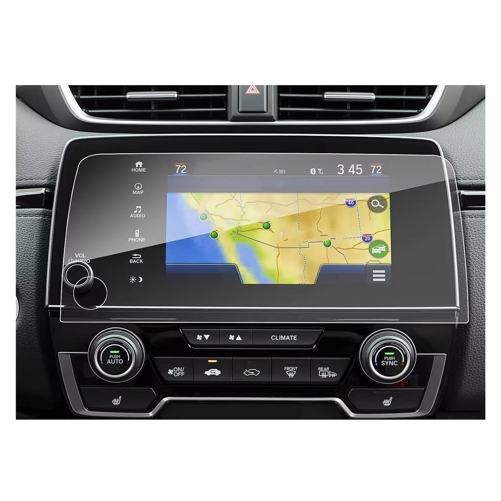 Displayschutz Für CR-V Für CRV 2022 7 Zoll Auto LCD GPS Navigation Gehärtetem Glas Bildschirm Film Schutz Displayschutzfolie von GOINTDJD