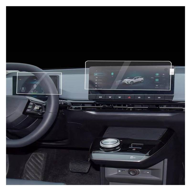 Displayschutz Für MG Für Mulan Für MG4 2021 2022 2023 Auto-Infotainment-Radio GPS-Navigations-Armaturenbrett Displayschutzfolie Aus Gehärtetem Glas Displayschutzfolie von GOINTDJD