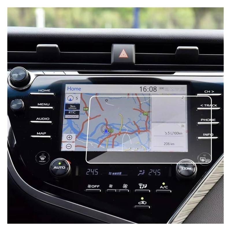 Displayschutz Für Toyota Für Camry 2018 7 Zoll 8 Zoll Auto Navigation Bildschirm Glas Protector Schutz Bildschirm Schutz Displayschutzfolie von GOINTDJD