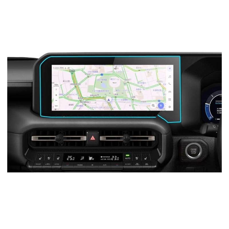 Displayschutz Für Toyota Für Land Für Cruiser 250 2024 12,3 Zoll Auto-Infotainment-GPS-Navigationsdisplay Auto-Displayschutz Aus Gehärtetem Glas Displayschutzfolie von GOINTDJD