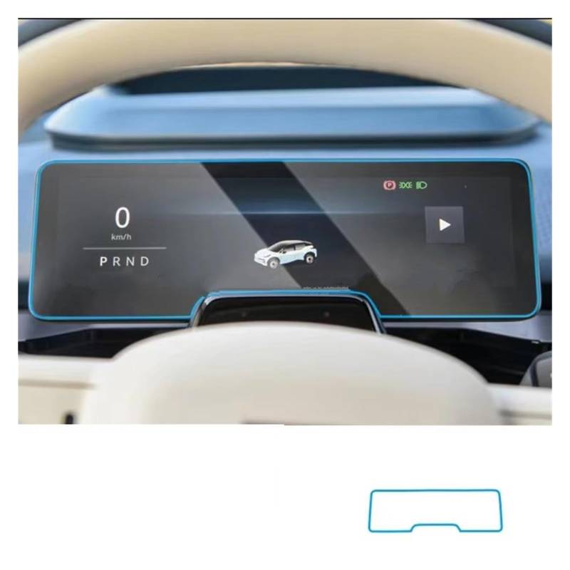 Displayschutz Für ZEEKR Für X 2023 LCD-Dashboard Zubehör Gehärtetem Glas Screen Protector Film Displayschutzfolie von GOINTDJD