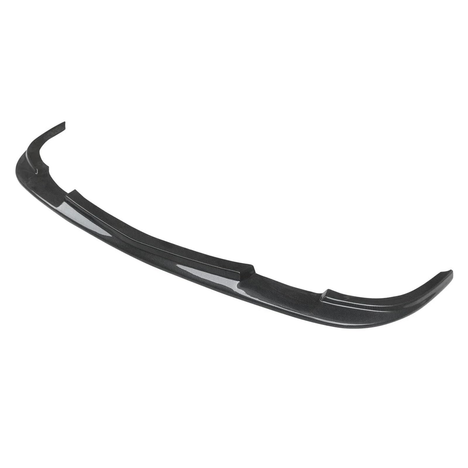 Frontspoiler 3 STÜCKE Für Chevy C6 Für Corvette 2005-2013 Z06 ZR1 Stil Auto Frontspoilerlippe Splitterlippe Carbonfaser-Stil Glänzend Schwarz Matt Schwarz Spoiler(Kohlefaser-Stil) von GOINTDJD