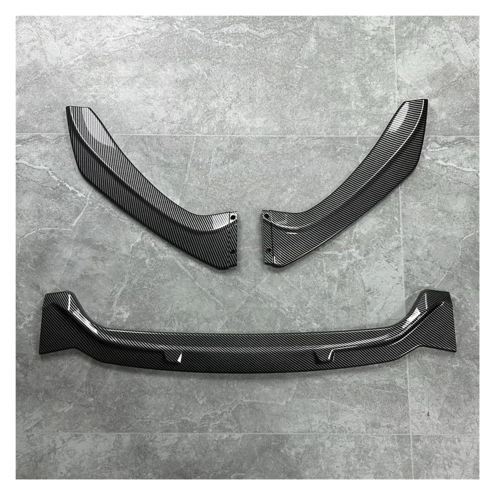 Frontspoiler 3 Stück Für 2015-2019 Für F20 F21 Für LCI Für Maxton Stil Front Stoßstange Lip Splitter Spoiler 1 Serie 118i 120i 120d M135i M140i Pack Spoiler(Carbon Look) von GOINTDJD