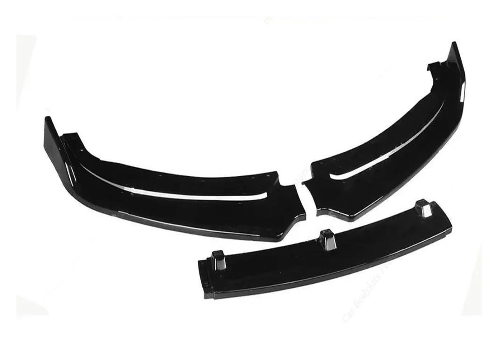 Frontspoiler 3 Stücke Frontschürze Lip Spoiler Splitter Diffusor Für F30 F31 3 Serie Nicht Sport 2012-2019 Bodykits Tuning Glanz Schwarz Spoiler(Gloss Black 12-15) von GOINTDJD