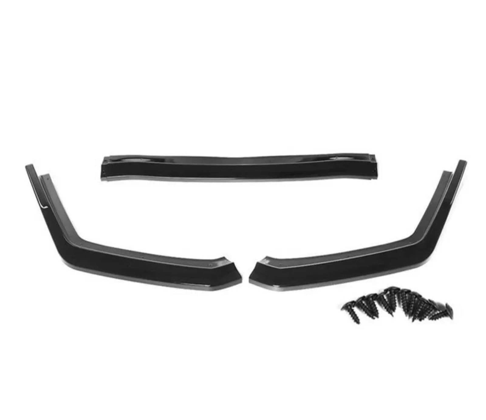 Frontspoiler 3 Stücke Für Subaru Für WRX Für STI 2015-2019 Auto Front Stoßstange Splitter Lippe Kinn Spoiler Diffusor Stoßstange Body Kit Carbon Look Spoiler(Glossy Black) von GOINTDJD