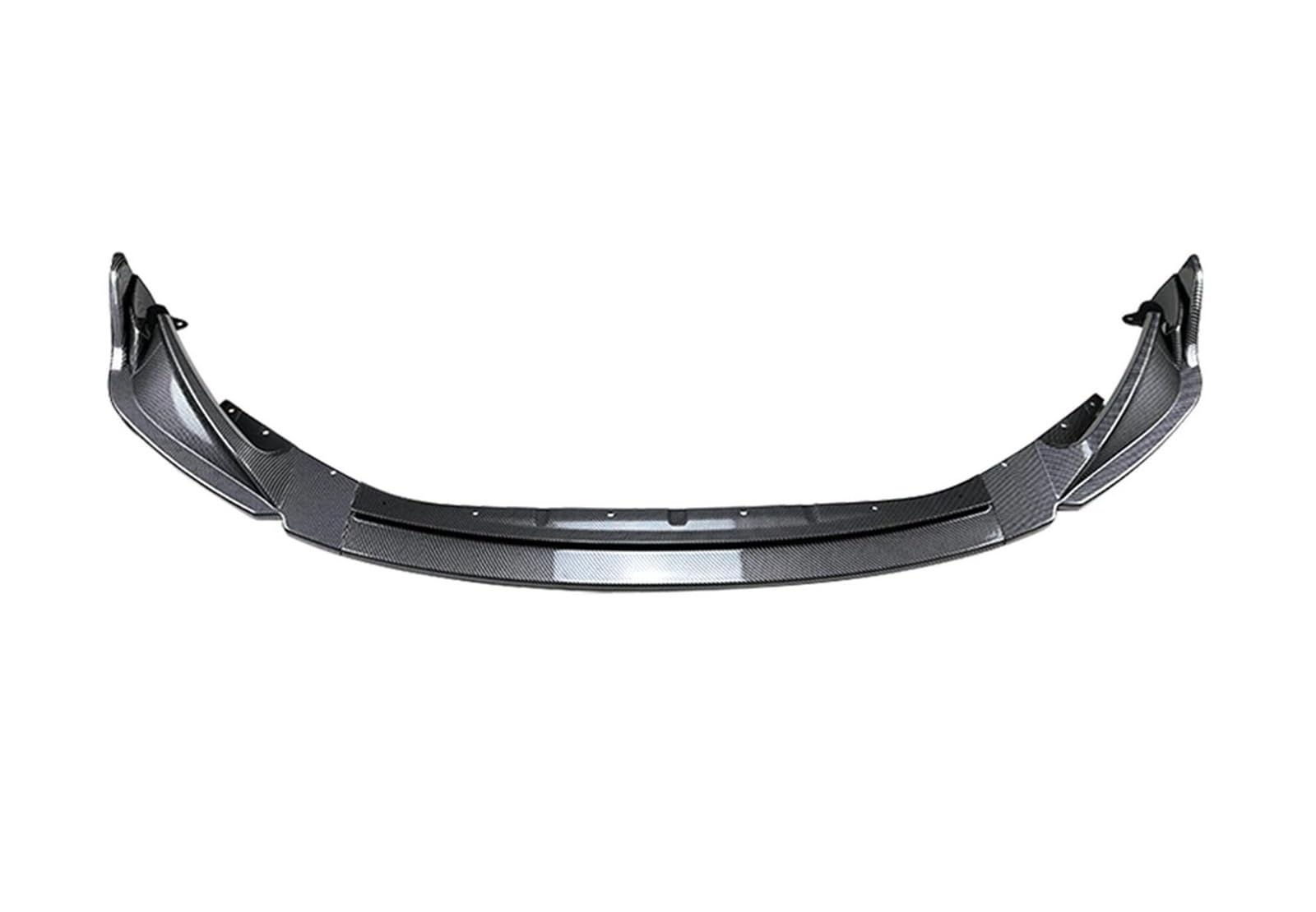 Frontspoiler Auto-Unterteiler-Lippenschutz-Kit Für M3 G80 M4 G82 Frontspoilerlippe 2021 2022 2023 Carbonfaser-Look Schwarz Glänzend Spoiler(Kohlefaser-Optik) von GOINTDJD