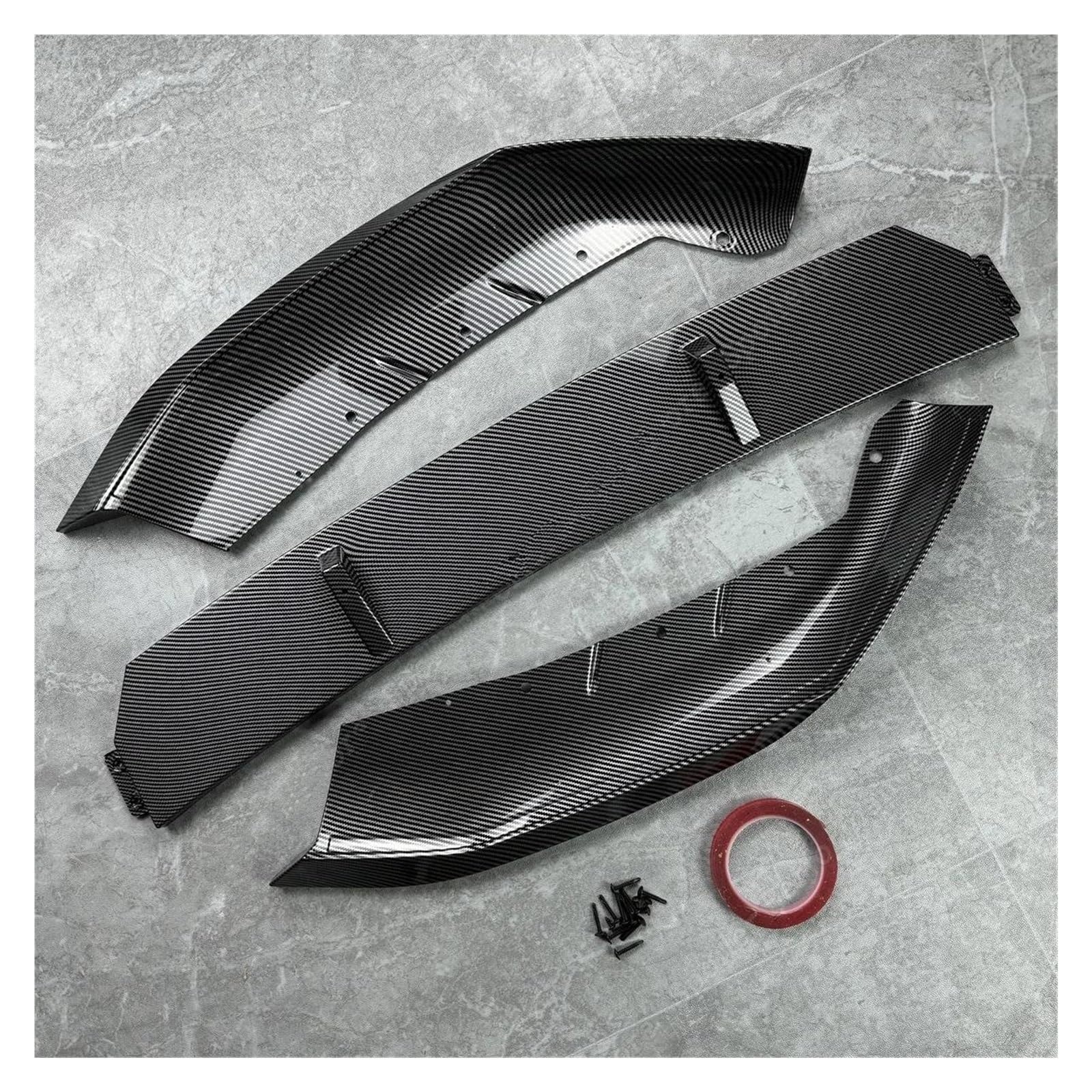 Frontspoiler Frontschürze Lip Diffusor Spoiler Splitter Tuning Auto Zubehör Für 5 Series G30 G31 Sport LCI 525i 530i 2021-2023 + Spoiler(Carbon Look Lip) von GOINTDJD