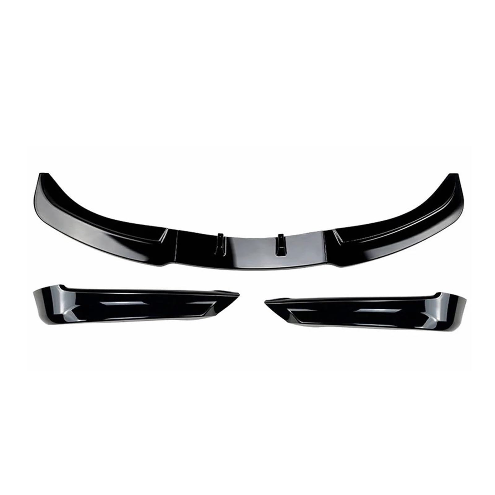 Frontspoiler Frontspoilerlippe Splitter Canard Lip Diffusor Für 3er 318i 325i 330i 2005-2008 Body Kit E90 E91 Für LCI Für Facelift Spoiler(Gloss Black A B) von GOINTDJD