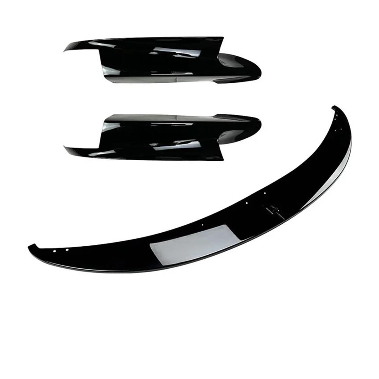 Frontspoiler Frontspoilerlippe Splitter Diffusor Body Kit Für 3er E90 E91 E92 E93 M3 2006-2013 ABS Spoiler Stoßstangenschutz Spoiler(Gloss Black A B) von GOINTDJD