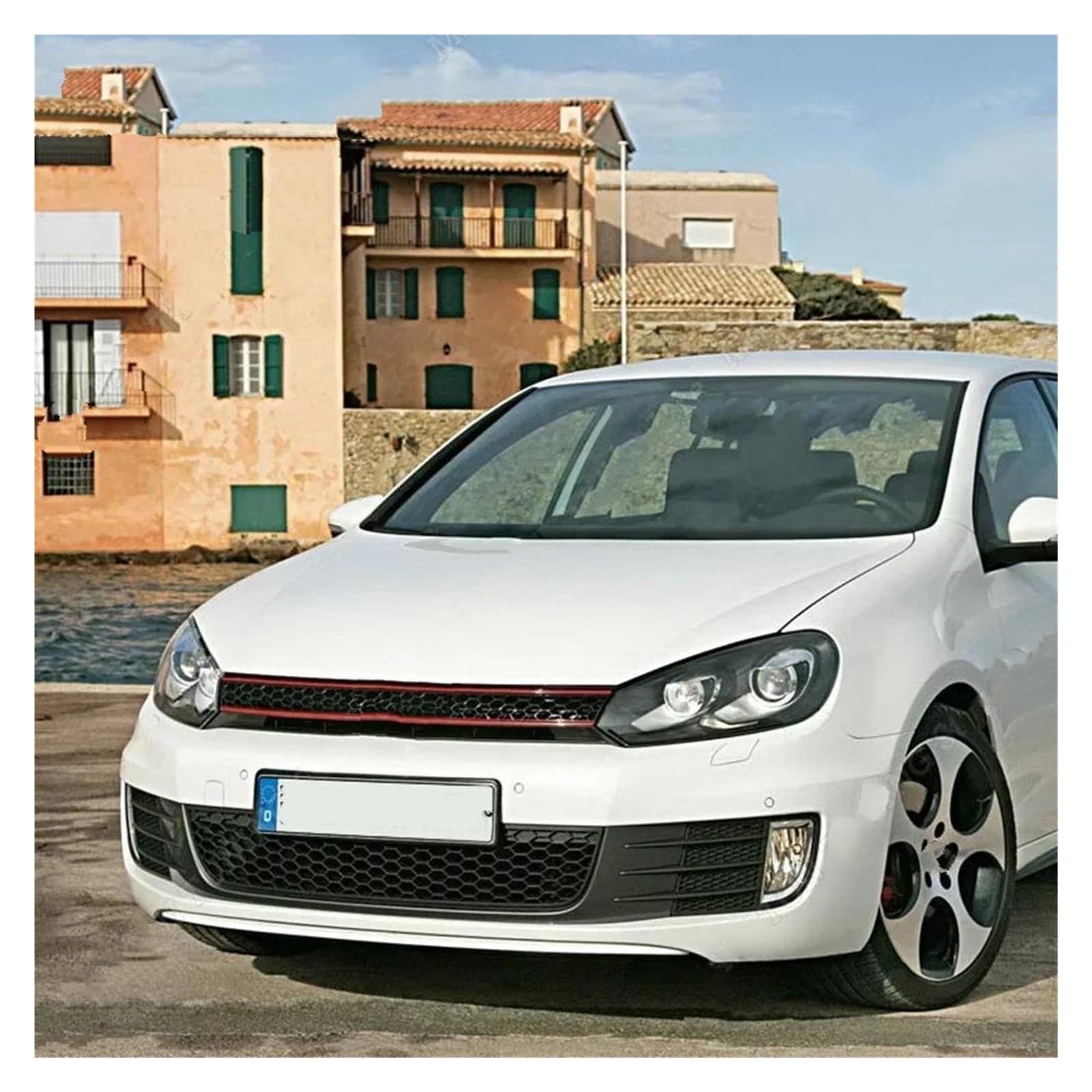 Frontspoiler Frontspoilerlippe Splitter Diffusor Canards Für VW Für Golf 6 MK6 Für MPI Für TSI Für TDI Für GTI Für GTD R R20 2009-2013 Tuning Spoiler(B) von GOINTDJD