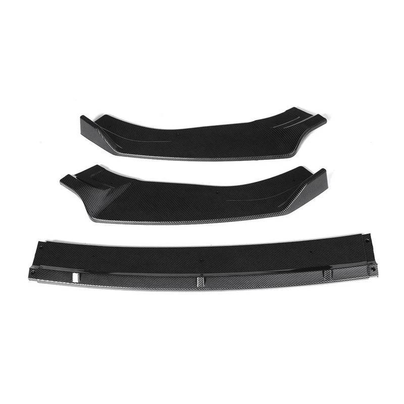 Frontspoiler Frontstoßstangensplitter Lippendiffusor Bodykit Spoilerschutz Für Golf 7 7.5 MK7 MK7.5 Für GTI Für GTD R Für Line 2012–2020 Spoiler(Carbon Look) von GOINTDJD