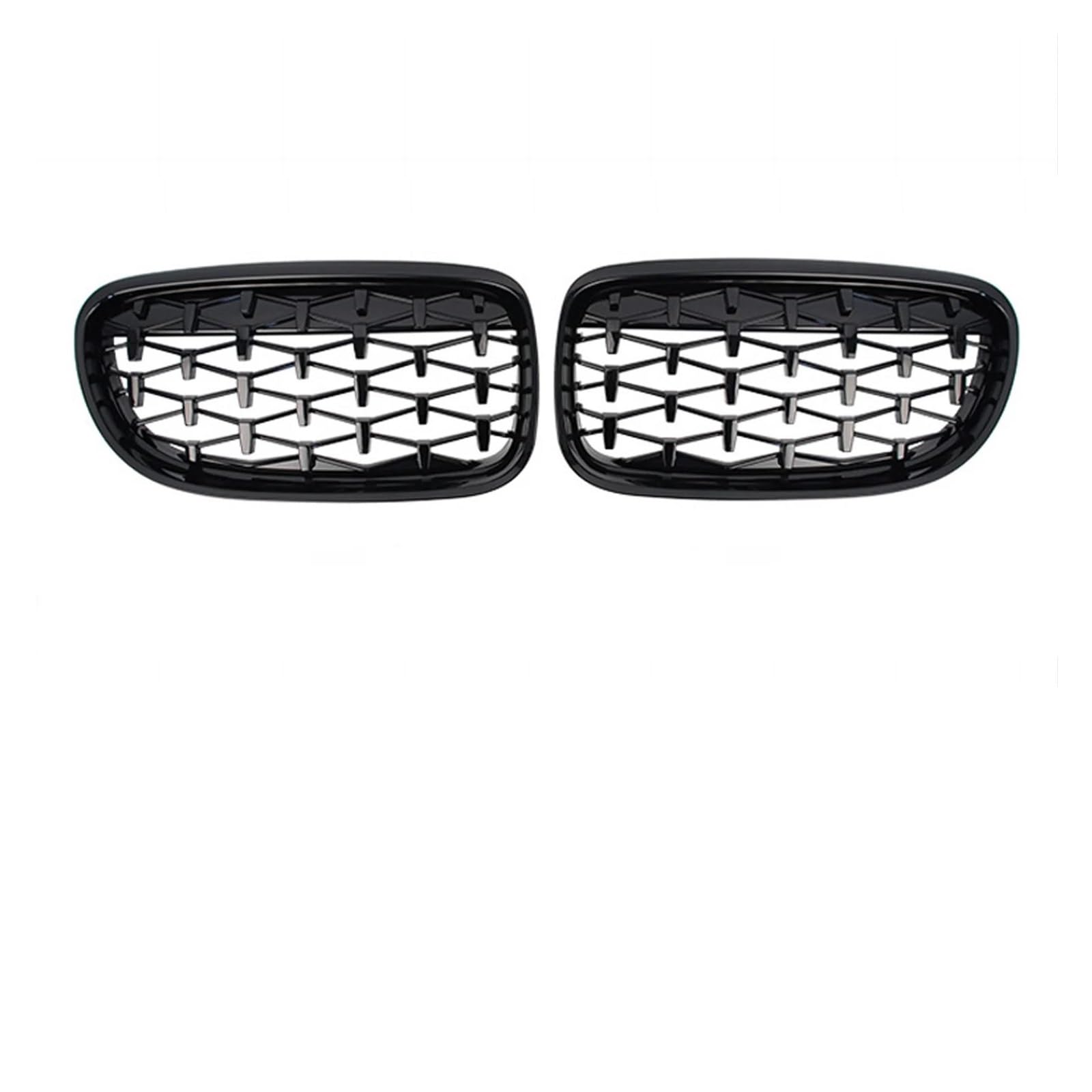 Kühlergrill Auto Front Gloss Balck Grills Sport Für E90 E91 Tuning 3 Serie 2005-2012 Für LCI Für PreLCI Grille Diamant Nieren Kühlergrill(Shape f 09-12) von GOINTDJD