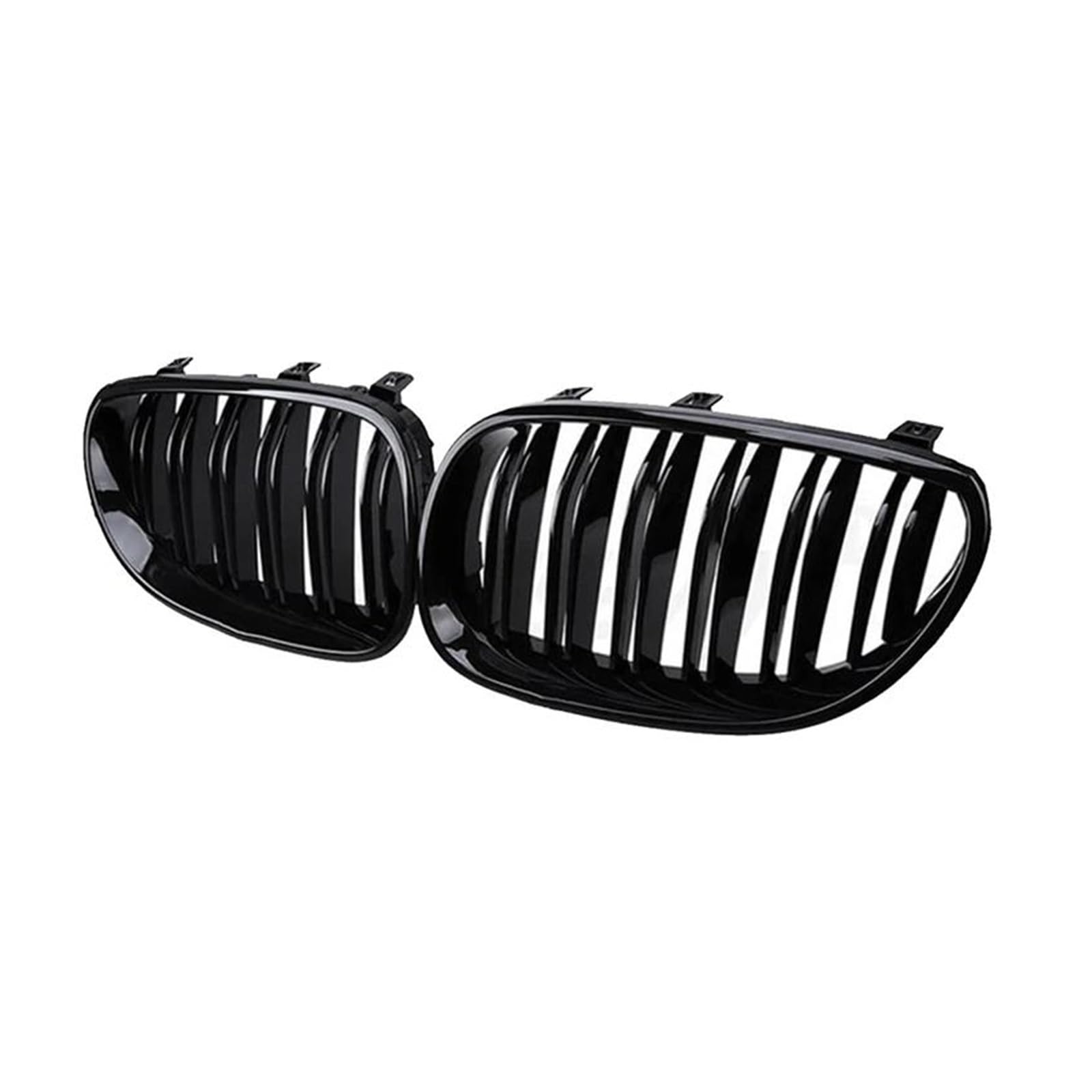 Kühlergrill Auto Front Niere Grill Glanz Schwarz Für 5 Series E60 E61 M5 520I 535I 550I 2003-2010 Limousine Nieren Kühlergrill von GOINTDJD