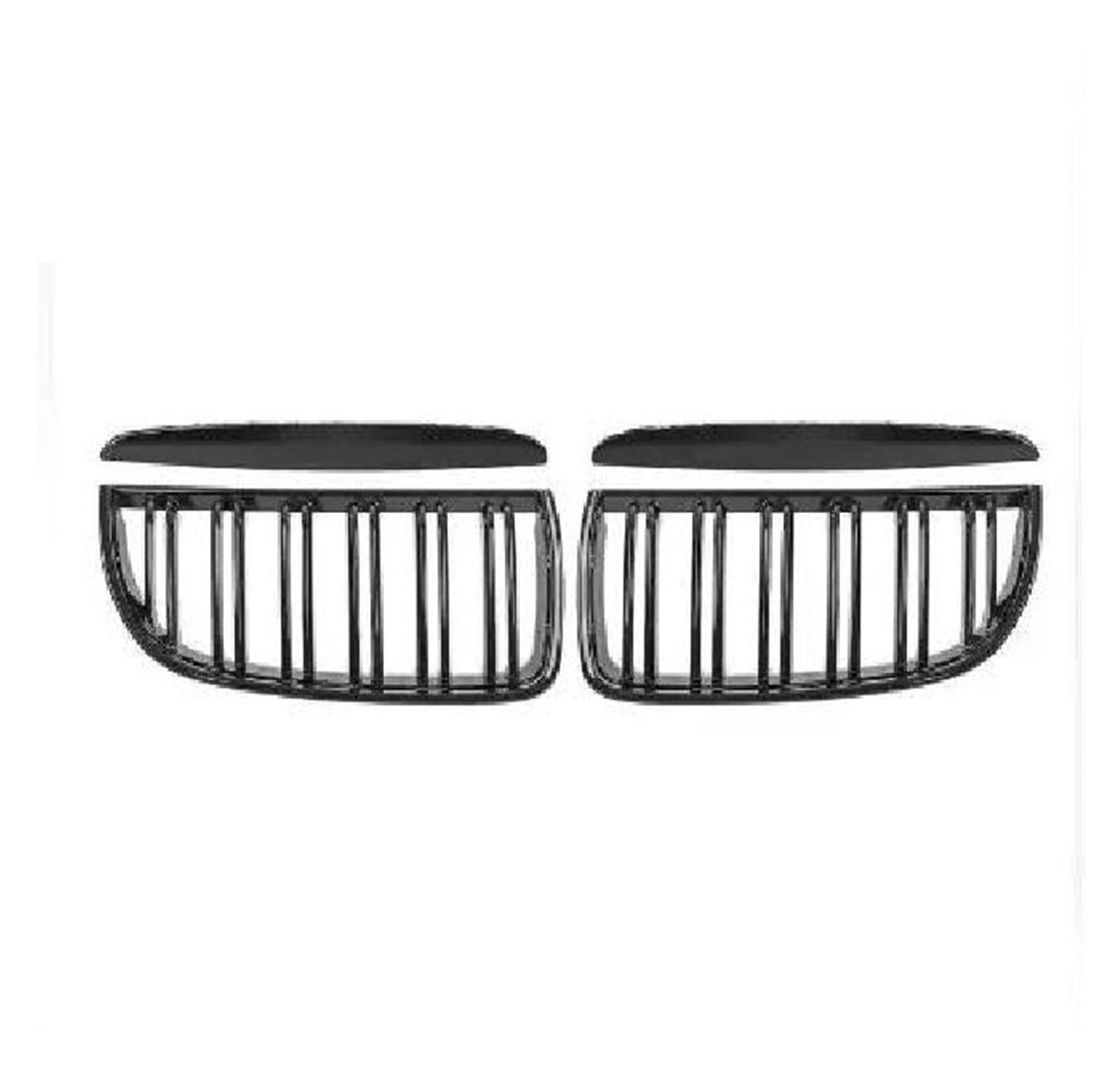 Kühlergrill Auto Front Stoßstange Grille Für 3 Serie E90 E91 2005 2006 2007 2008 Schwarz Grille Abs Nieren Kühlergrill(Glossy Black) von GOINTDJD