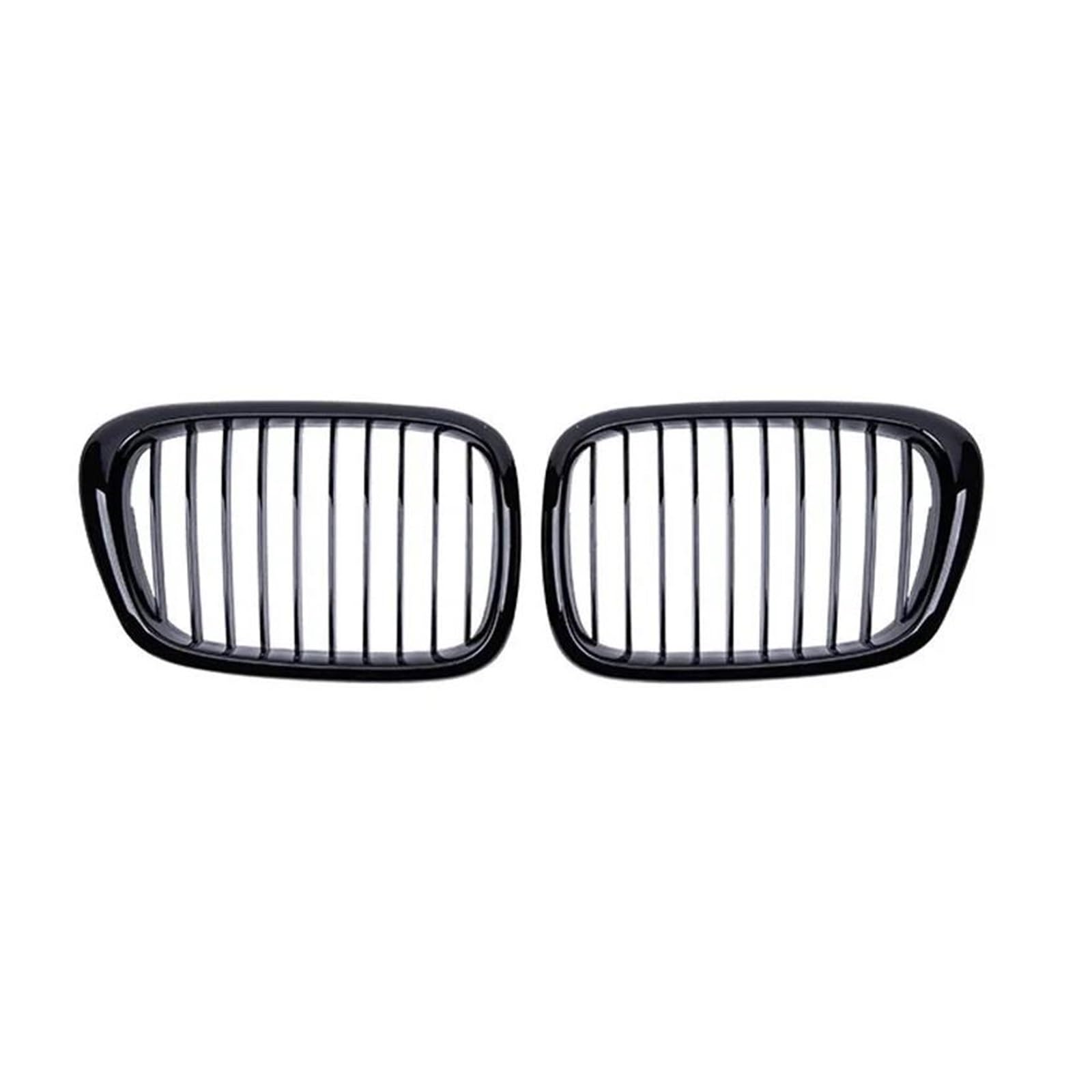 Kühlergrill Auto-Fronthaubengrill Nierengitter Renngrill Für E39 5er-Serie 525 528 Schwarz Glänzender Kühlergrill 1999 2000 2001 2002 2003 Nieren Kühlergrill(Gloss Black) von GOINTDJD