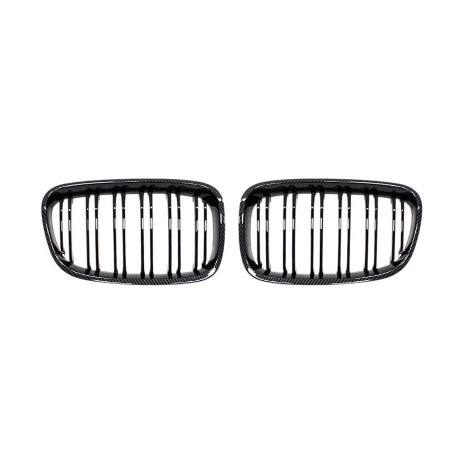 Kühlergrill Autozubehör Für 1er F20 F21 2011 2012 2013 2014 Frontstoßstange Nierengrill Kühlerschutzgitter Nieren Kühlergrill(Carbon Look) von GOINTDJD