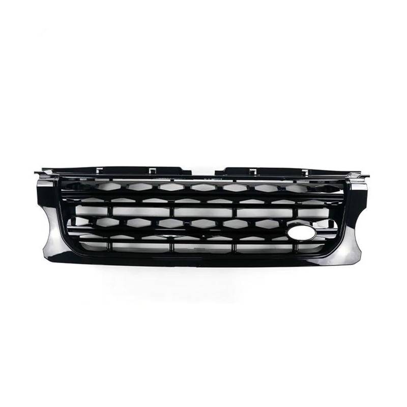 Kühlergrill Autozubehör Kühlergrill Für Land Für Rover Für Discovery 4 LR4 2014 2015 2016 L319 Frontstoßstange Mittelteil Styling Oberer Renngrill Nieren Kühlergrill(All Black) von GOINTDJD