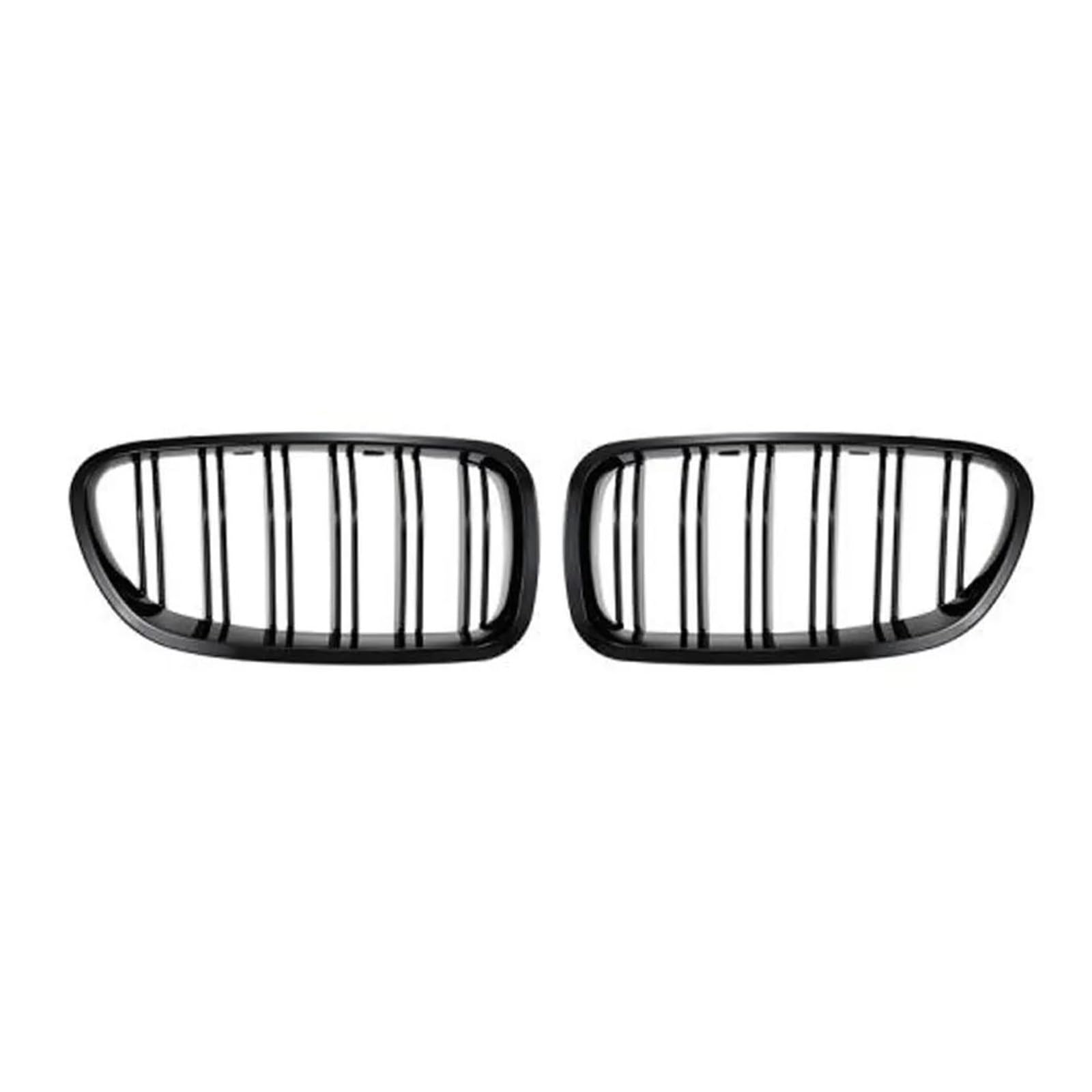 Kühlergrill Frontgrill Für 5 Series F10 F11 520d 530d 540i 528i 535i M5 2010-2017, Carbonfaser-Auto-Frontgrill, Breiter Nierengrill Nieren Kühlergrill(Gloss Black) von GOINTDJD