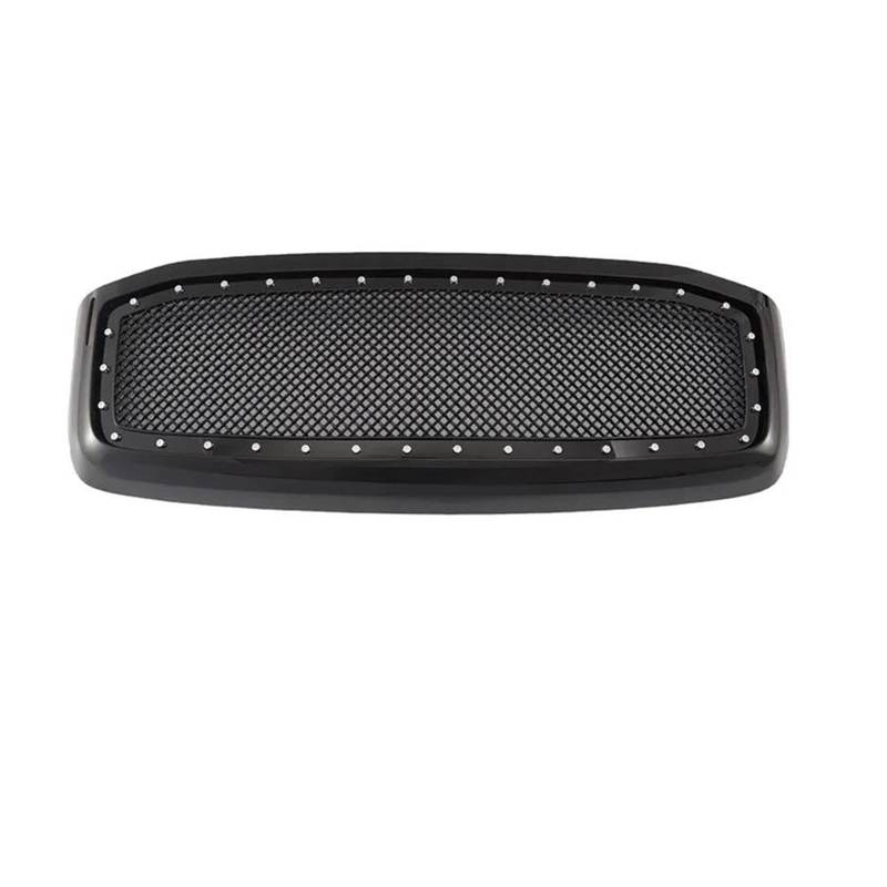 Kühlergrill Frontgrill Für Dodge Für Ram 1500 2500 3500 2006-2009 Schutzabdeckung Bolzengitter Renngitter Wabendesign Nieren Kühlergrill(Asian Black) von GOINTDJD