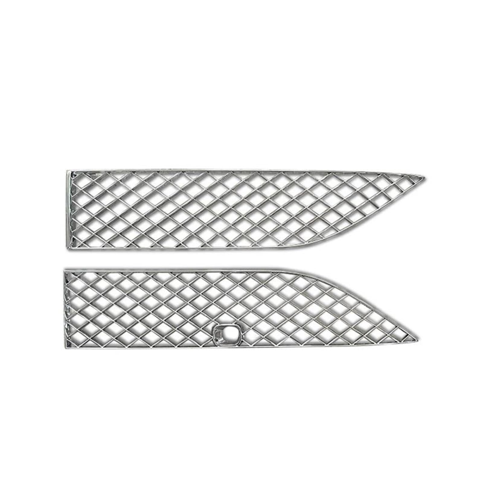 Kühlergrill Frontstoßstangengrill Kühlergrill Mit Acc 36A807675L 36A807676E Silber Schwarz Auto-Styling Für Bentley Für Bentayga 2021-2022 Nieren Kühlergrill(Silver Acc) von GOINTDJD