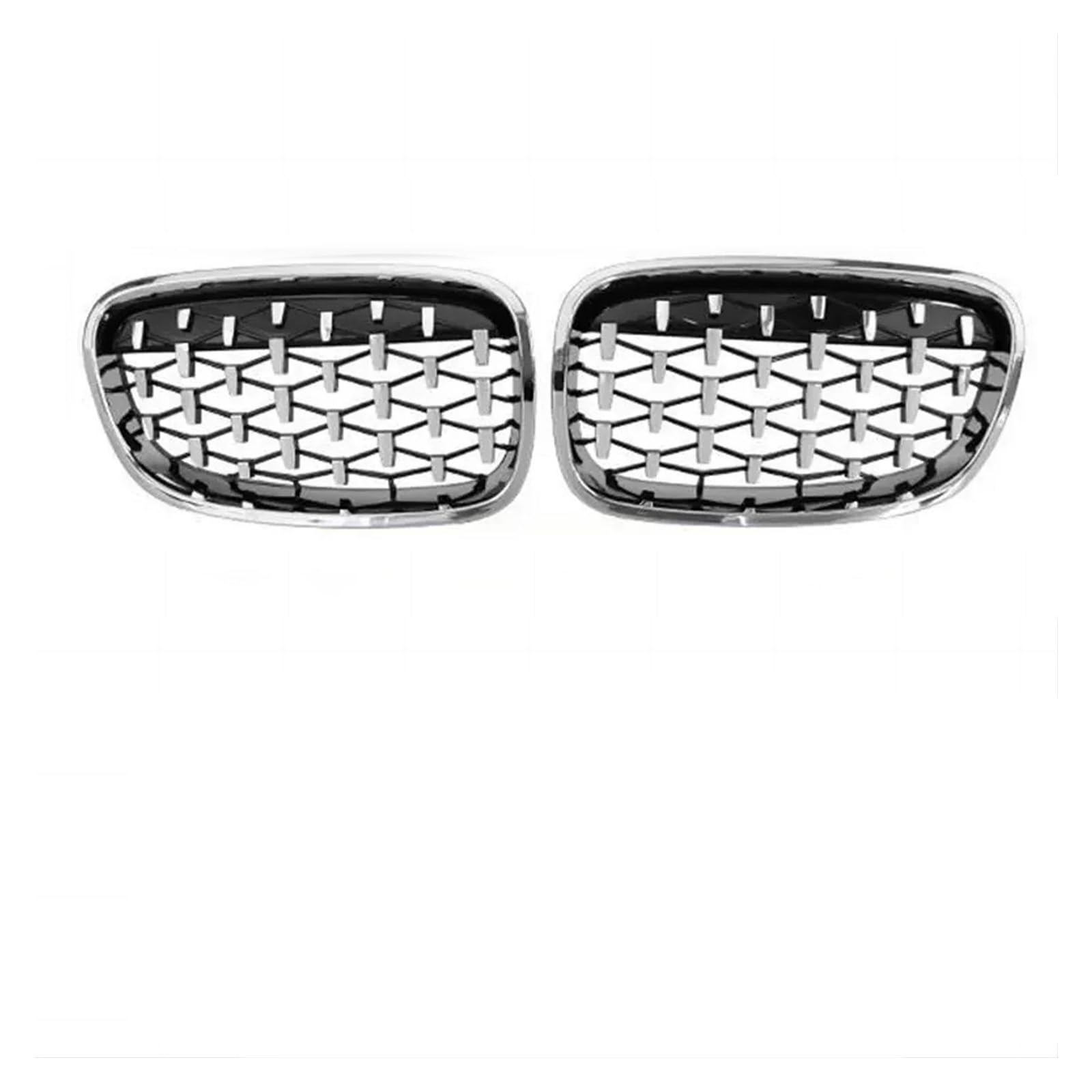 Kühlergrill Für 1 Series F20 M140i 118d F21 2011 2012 2013 2014 2015 2016 2017 2018 Auto Kühlergrill Grills Glanz Schwarz Zubehör Nieren Kühlergrill(11-14 Silver) von GOINTDJD