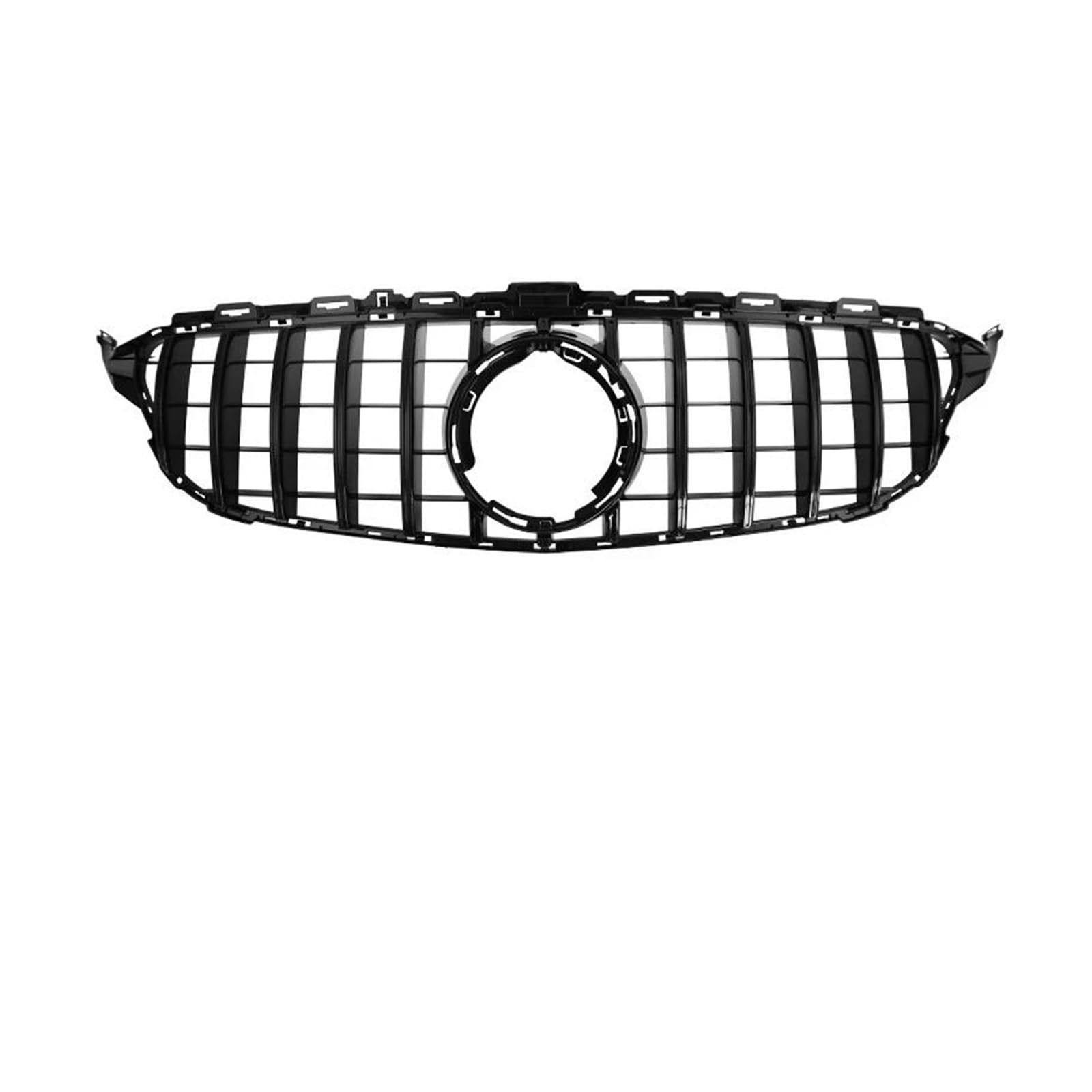 Kühlergrill Für Benz C W205 S205 C205 C180 C200 C260 C300 2014-2021 GT Stil Kühlergrill Racing Grill Mesh Tuning Zubehör Nieren Kühlergrill(19-21 Balck) von GOINTDJD