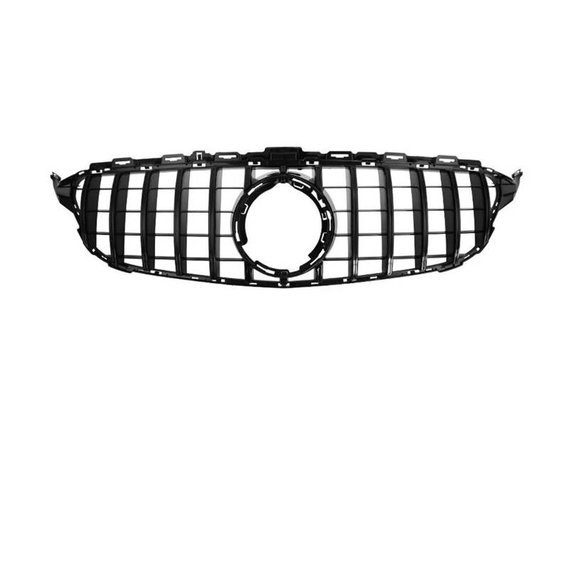 Kühlergrill Für Benz C W205 S205 C205 C180 C200 C260 C300 2014-2021 GT Stil Kühlergrill Racing Grill Mesh Tuning Zubehör Nieren Kühlergrill(19-21 Balck) von GOINTDJD