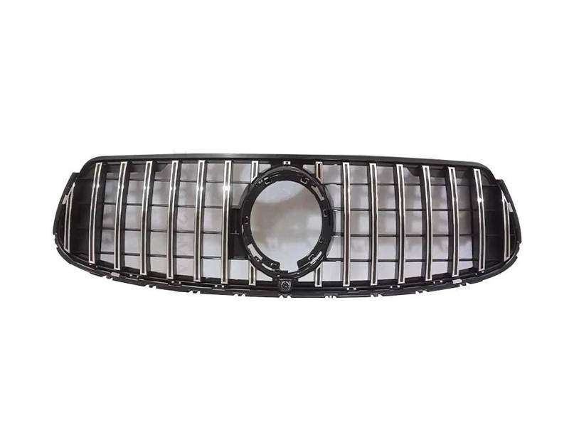 Kühlergrill Für Benz Für GLC Für Coupe C253 X253 2015-2023 Mittelgitter Tuningzubehör Frontkühlergrill Einlassgitter Grillverkleidung Nieren Kühlergrill(20-23 GT Silver) von GOINTDJD