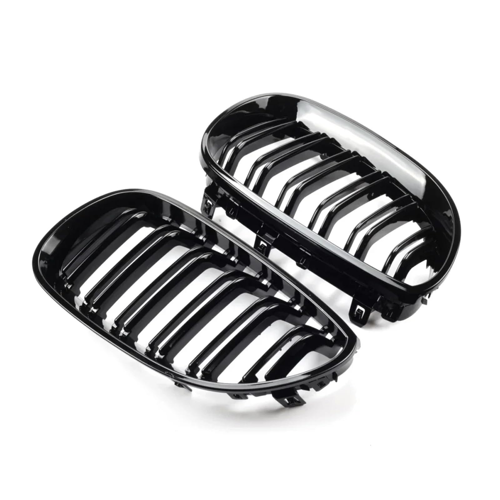 Kühlergrill Für E60 E61 5 Serie M5 525I 525Xi 528I 528Xi 530I 530Xi 2003-2010Front Niere Sport Gitter Haube Grill Glanz Schwarz Nieren Kühlergrill von GOINTDJD