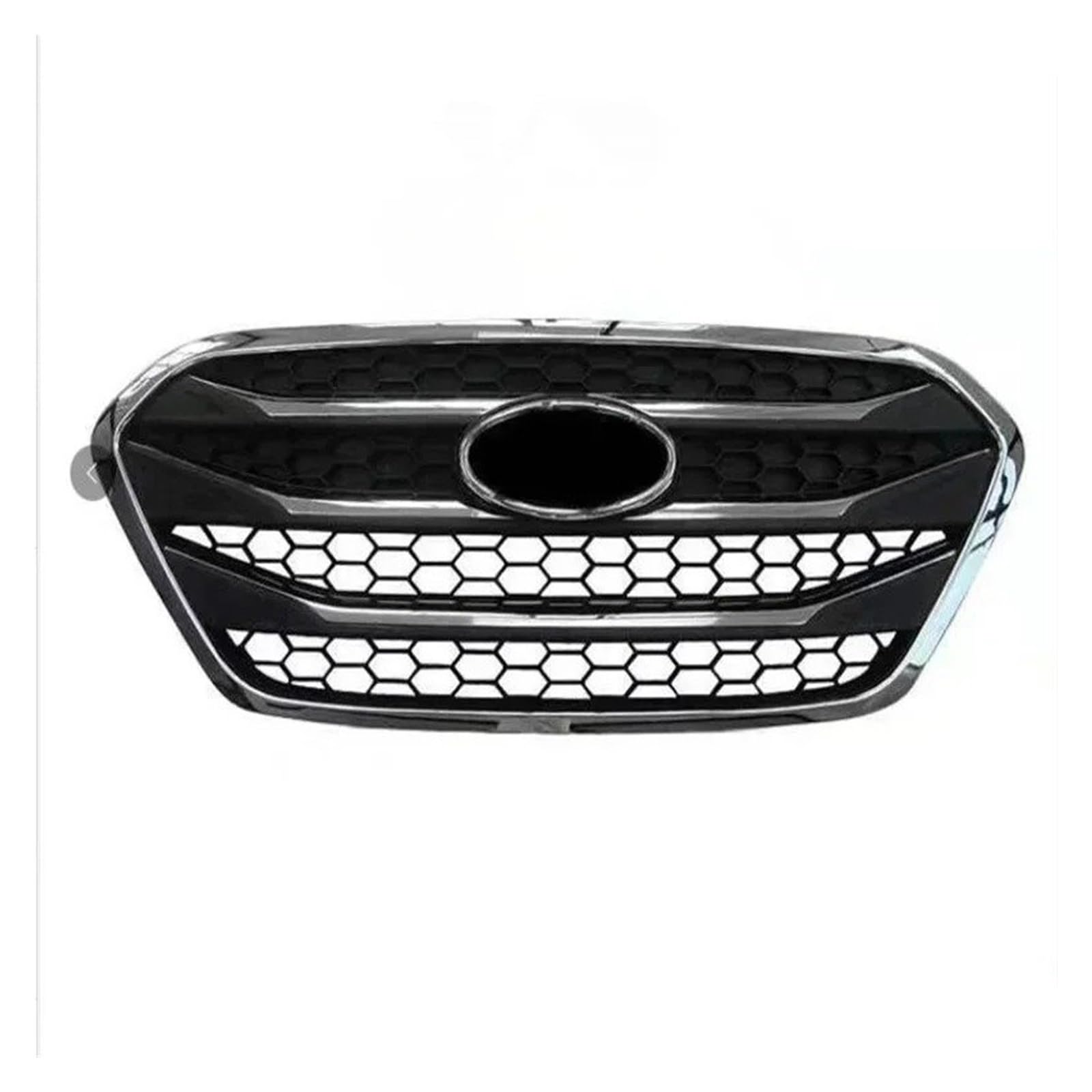 Kühlergrill Für Hyundai Für IX35 2013 Auto Styling Zubehör Kühlergrill Oberen Kühler Haube Grill Nieren Kühlergrill(Silver Plating) von GOINTDJD