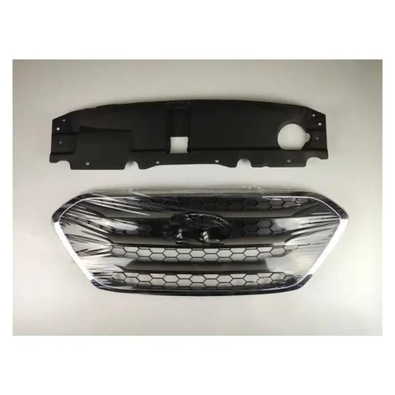 Kühlergrill Für Hyundai Für Ix35 2009–2015, ABS-Chrom-Frontgrill, Rund Um Zierleisten, Grills, Racing Nieren Kühlergrill von GOINTDJD