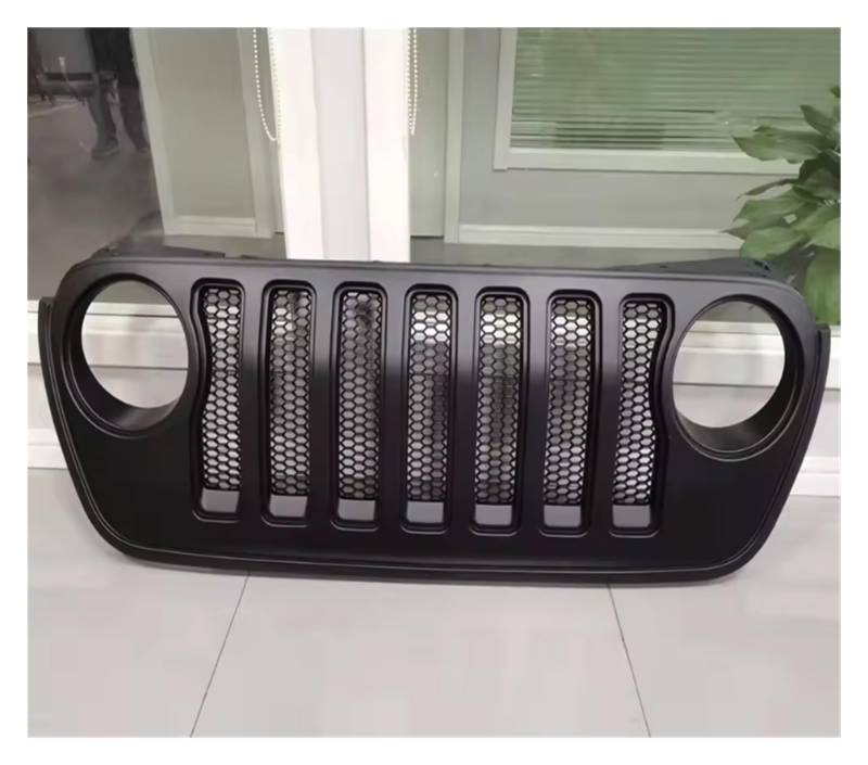 Kühlergrill Für Jeep Für Wrangler JL 2018+ JL1199-2 Frontgrill Stahlgitter ABS Nieren Kühlergrill von GOINTDJD