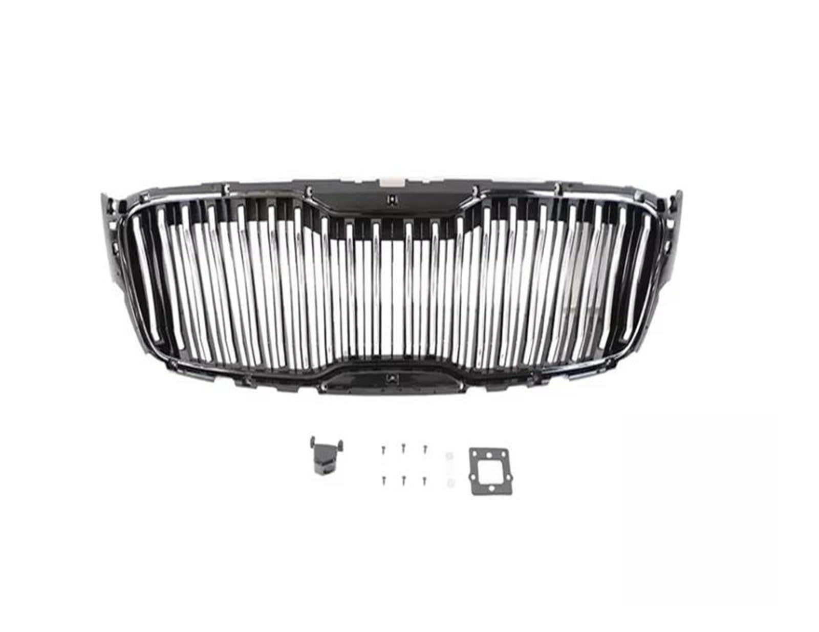 Kühlergrill Für KIA Für Sorento 2015-2017 Geändert Racing ABS Frontgrill Abdeckung Ersatz Zubehör Auto Styling Front Kühler Dekoration Nieren Kühlergrill(Silber) von GOINTDJD